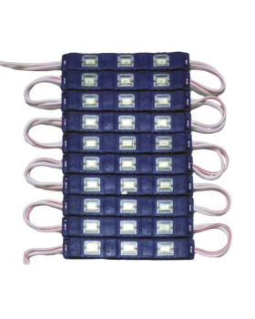 Світлодіодний модуль 5630 SMD 3 LED, 24V, синій, пластиковий корпус Світлодіодний модуль 5630 SMD 3 LED, 24V, синій, пластиковий корпус