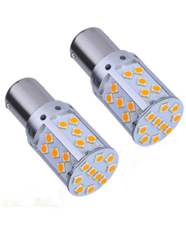 Світлодіодна автолампа 12V 1156 35SMD 3030 (зі зміщенням) ЖОВТИЙ Світлодіодна автолампа 12V 1156 35SMD 3030 (зі зміщенням) ЖОВТИЙ