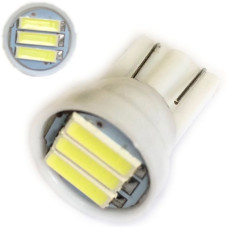 Автолампа LED T10 W5W 3SMD 12V біла (габарит/номер/салон)