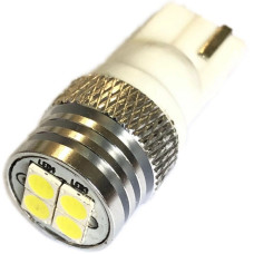 Автолампа LED T10 W5W 4SMD 12V біла (габарит/номер/салон)