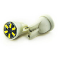 Автолампа LED T10 W5W 6SMD 3014 12V біла (габарит/номер/салон)