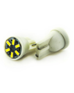 Автолампа LED T10 W5W 6SMD 3014 12V біла (габарит/номер/салон) Автолампа LED T10 W5W 6SMD 3014 12V біла (габарит/номер/салон)