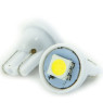 Автолампа LED T10 W5W 1SMD 5050 12V біла (габарит/номер/салон)