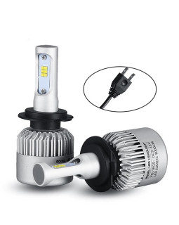 Автомобільна світлодіодна лампа S2 H7 CSP LED TURBO 36 W 8000 LM
