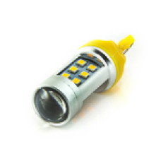Світлодіодна автолампа W21W W3x16d 12V 7440 21SMD 2835 ЖОВТИЙ Світлодіодна автолампа W21W W3x16d 12V 7440 21SMD 2835 ЖОВТИЙ