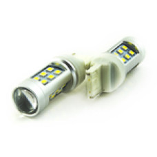 Світлодіодна автолампа W21W W3x16d 12V 7440 21SMD 2835 1450Lm БІЛИЙ