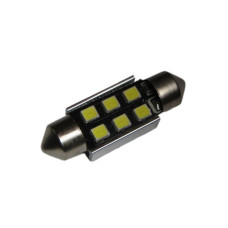Автомобільна лампа підсвітки салону, номера 12V AC (C5W) 6SMD 2835 36мм обманка 540Lm БІЛИЙ Автомобільна лампа підсвітки салону, номера 12V AC (C5W) 6SMD 2835 36мм обманка 540Lm БІЛИЙ