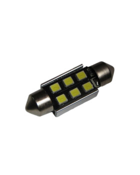 Автомобільна лампа підсвітки салону, номера 12V AC (C5W) 6SMD 2835 36мм обманка 540Lm БІЛИЙ Автомобільна лампа підсвітки салону, номера 12V AC (C5W) 6SMD 2835 36мм обманка 540Lm БІЛИЙ