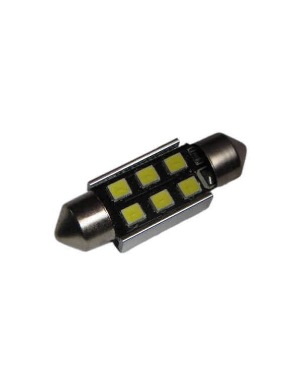 Автомобільна лампа підсвітки салону, номера 12V AC (C5W) 6SMD 2835 36мм обманка 540Lm БІЛИЙ Автомобільна лампа підсвітки салону, номера 12V AC (C5W) 6SMD 2835 36мм обманка 540Lm БІЛИЙ