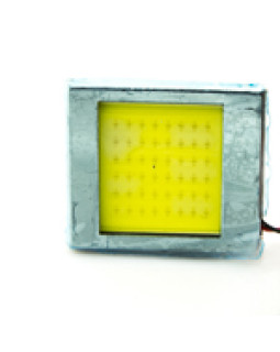 10-30V Плата COB 48LED (T10,T4w,AC)  40х40мм белый 580Lm