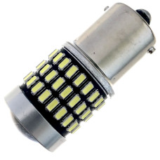 Світлодіодна автолампа P21W BA15s 12V 1156 78SMD 3014 м'яка плата драйвер лінза 580Lm БІЛИЙ Світлодіодна автолампа P21W BA15s 12V 1156 78SMD 3014 м'яка плата драйвер лінза 580Lm БІЛИЙ