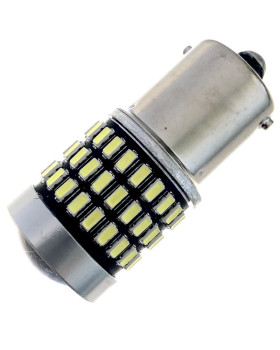 Світлодіодна автолампа P21W BA15s 12V 1156 78SMD 3014 м'яка плата драйвер лінза 580Lm БІЛИЙ Світлодіодна автолампа P21W BA15s 12V 1156 78SMD 3014 м'яка плата драйвер лінза 580Lm БІЛИЙ