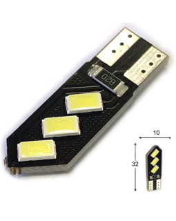 Автолампа LED T10 W5W 6SMD 5630 12V біла (габарит/номер/салон) Автолампа LED T10 W5W 6SMD 5630 12V біла (габарит/номер/салон)