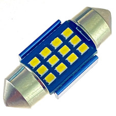 Автомобільна лампа підсвітки салону, номера 12V AC (C5W) 12SMD 2016 31мм обманка БІЛИЙ Автомобільна лампа підсвітки салону, номера 12V AC (C5W) 12SMD 2016 31мм обманка БІЛИЙ