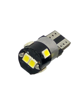 Автолампа LED T10 W5W 6SMD 2835 12V біла (габарит/номер/салон)