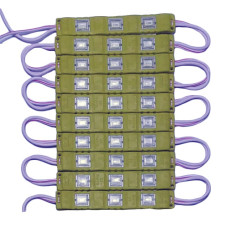 Світлодіодний модуль 5630 SMD 3 LED, 24V, жовтий, пластиковий корпус Світлодіодний модуль 5630 SMD 3 LED, 24V, жовтий, пластиковий корпус