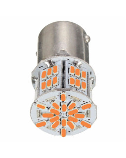 Світлодіодна автолампа PY21W BAU15s 12V 1156 54SMD 3014 (зі зміщенням) ЖОВТИЙ Світлодіодна автолампа PY21W BAU15s 12V 1156 54SMD 3014 (зі зміщенням) ЖОВТИЙ