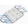 Світлодіодний модуль 5054 SMD 3 LED, 12V, синій, пластиковий корпус