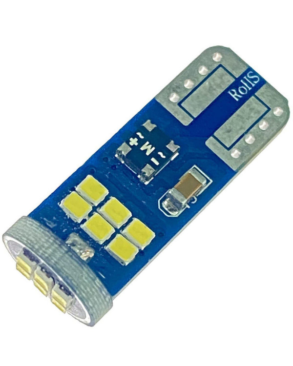 Автолампа LED T10 W5W 18SMD 12V біла (габарит/номер/салон) Автолампа LED T10 W5W 18SMD 12V біла (габарит/номер/салон)