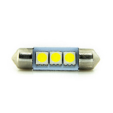 Автомобільна лампа підсвітки салону та номера 24V AC (C5W) 3SMD 5050 36мм 40lm БІЛИЙ