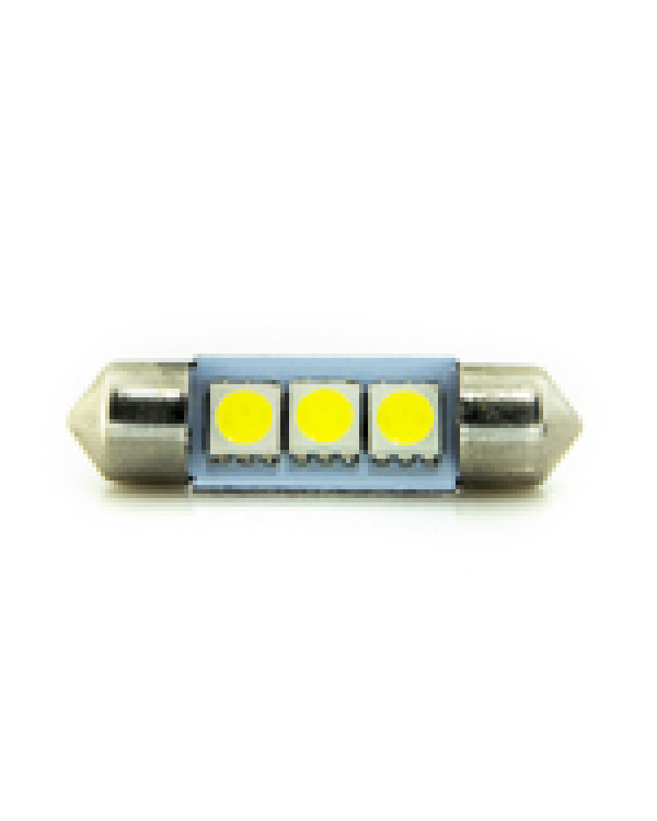 Автомобільна лампа підсвітки салону та номера 24V AC (C5W) 3SMD 5050 36мм 40lm БІЛИЙ Автомобільна лампа підсвітки салону та номера 24V AC (C5W) 3SMD 5050 36мм 40lm БІЛИЙ