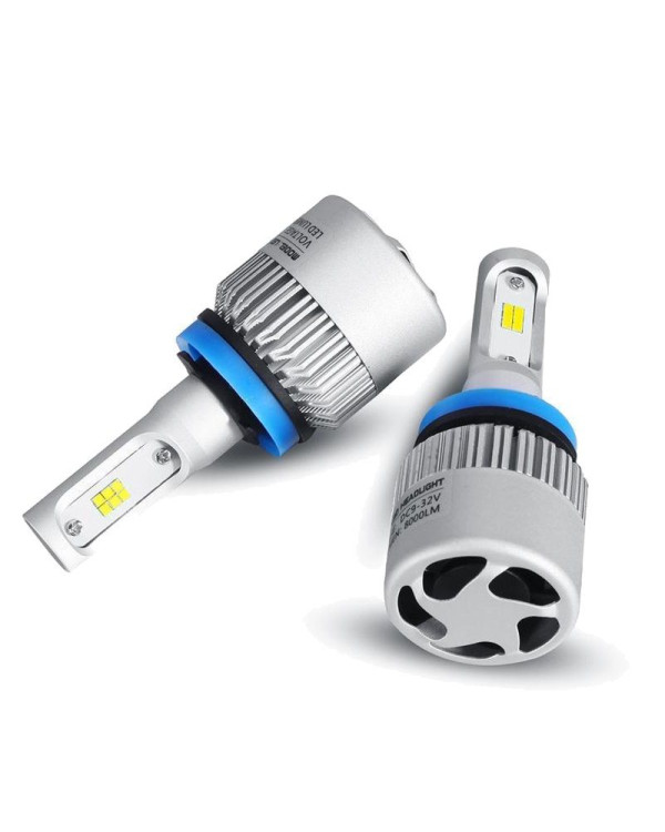 Автомобільна світлодіодна лампа S2 H8/H11 CSP LED TURBO 36W 8000 LM Автомобільна світлодіодна лампа S2 H8/H11 CSP LED TURBO 36W 8000 LM