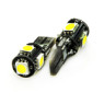 Автолампа LED T10 W5W 5SMD 5050 12V біла (габарит/номер/салон)