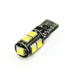Автолампа LED T10 W5W 9SMD 5050 12V біла (габарит/номер/салон) Автолампа LED T10 W5W 9SMD 5050 12V біла (габарит/номер/салон)