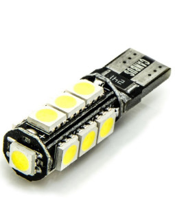Автолампа LED T10 W5W 13SMD 5050 12V біла (габарит/номер/салон)