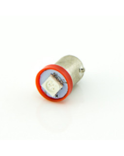 Автомобільна лампа підсвітки габаритів 12V T4W (BA9s) 1SMD 5050 ЧЕРВОНИЙ