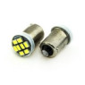 Автомобільна лампа підсвітки габаритів 12V T4W (BA9s) 8SMD 3020 30Lm БІЛИЙ