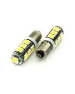 Автомобільна лампа підсвітки габаритів 12V T4W (BA9s) 13SMD 5050 75Lm БІЛИЙ