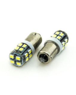 Автомобільна лампа підсвічування габаритів 12V T4W (BA9s) 20SMD 3020 210Lm БІЛИЙ