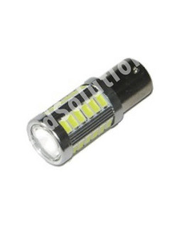 Світлодіодна автолампа P21W BA15s 12V 1156 33SMD 5630 600Lm БІЛИЙ Світлодіодна автолампа P21W BA15s 12V 1156 33SMD 5630 600Lm БІЛИЙ
