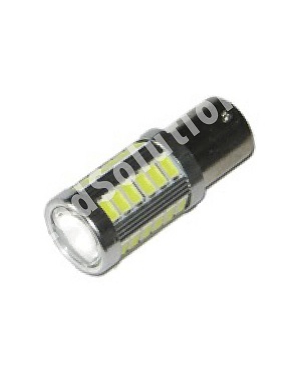Світлодіодна автолампа P21W BA15s 12V 1156 33SMD 5630 600Lm БІЛИЙ Світлодіодна автолампа P21W BA15s 12V 1156 33SMD 5630 600Lm БІЛИЙ