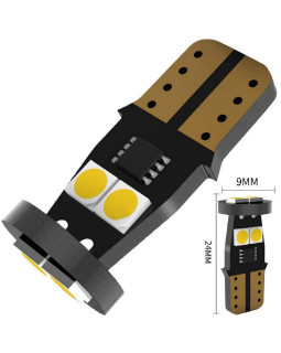 Автолампа LED T10 W5W 6SMD 3030 12V біла (габарит/номер/салон) Автолампа LED T10 W5W 6SMD 3030 12V біла (габарит/номер/салон)