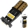 Автолампа LED T10 W5W 6SMD 3030 12V біла (габарит/номер/салон)