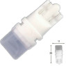 Автолампа LED T10 W5W 3SMD 2835 12V жовта (габарит/номер/салон)