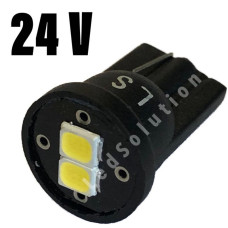 24V T10 (W5W) 2SMD 2835 180лм "LS" БЕЛЫЙ 24V T10 (W5W) 2SMD 2835 180лм "LS" БЕЛЫЙ