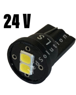 24V T10 (W5W) 2SMD 2835 180лм "LS" БЕЛЫЙ