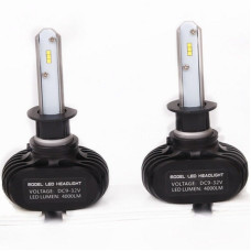 Автомобільна світлодіодна лампа S1 H1 CSP LED без кулера 25W 3000 LM