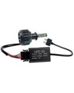 Автомобільна світлодіодна лампа V16 H3 Turbo LED 30W, 3600Lm