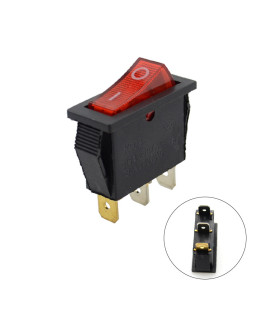 Переключатель 2 поз 3 PIN (KCD3 220V) Красный Переключатель 2 поз 3 PIN (KCD3 220V) Красный