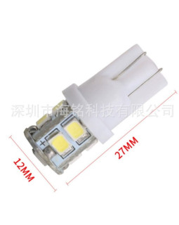 12V T10 (W5W) 10SMD 2835 БЕЛЫЙ
