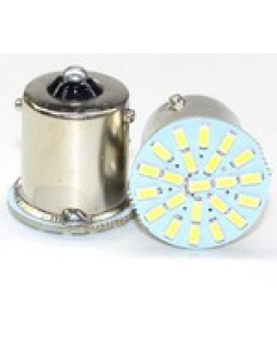 12V 1156 22SMD 3014 100Lm (со смещением) БЕЛЫЙ 12V 1156 22SMD 3014 100Lm (со смещением) БЕЛЫЙ